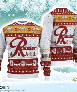Rainier Beer Christmas Ugly Sweater 3D Printed Christmas