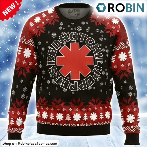 Red Hot Chili Peppers Ugly Christmas Sweatshirt, Sweater
