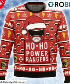 Red Ranger Ho-ho Power Rangers Ugly Christmas Sweatshirt, Sweater Red Ranger Ho-ho Power Rangers Ugly Christmas Sweatshirt, Sweater