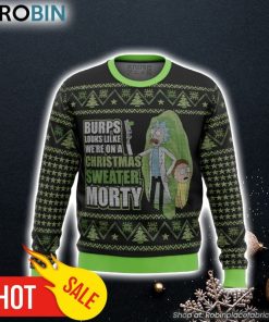 Rick and Morty We’re In a Xmas Sweater Ugly Christmas Sweater 3D For Men and Women