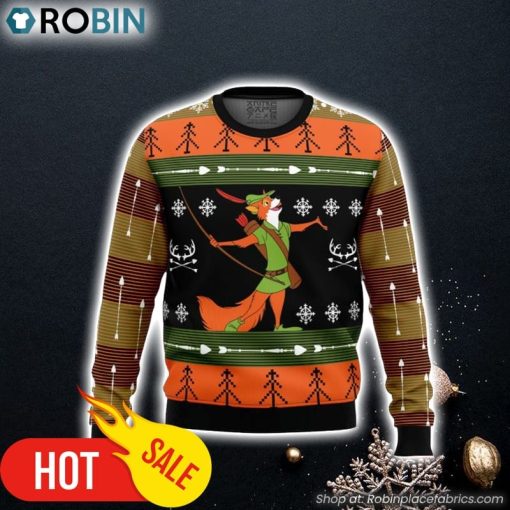 Robin Hood Ugly Christmas Sweater 3D For Men and Women