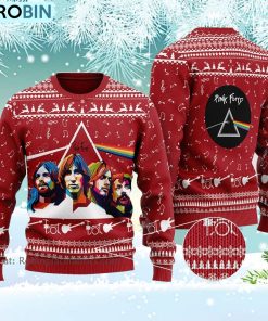 Rock Music Pink Floyd Band Ugly SweaterChristmas