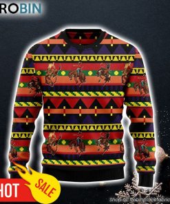 Rodeo Native Pattern Ugly Christmas Sweater Gift For Pet Lovers