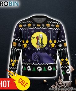 Romantic Nightmare The Nightmare Before Christmas Ugly Christmas Sweater 3D For Men and Women Romantic Nightmare The Nightmare Before Christmas Ugly Christmas Sweater 3D For Men and Women