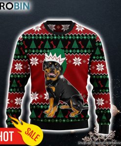 Rottweiler Cute Dog Lover Ugly Christmas Sweater Xmas Gifts For Him or Her