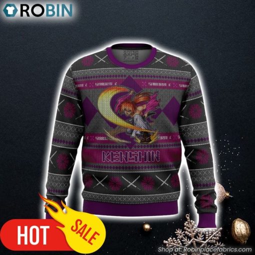 Rurouni Keshin Battousai Samurai X Ugly Christmas Sweater 3D For Men and Women