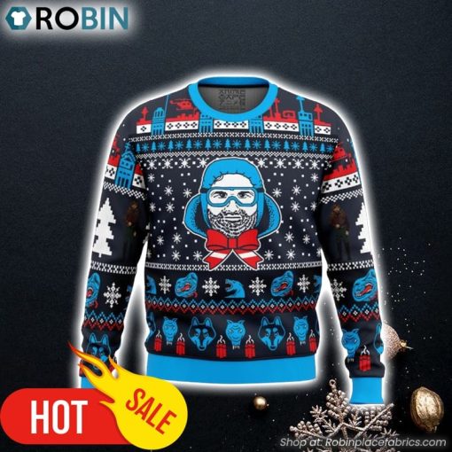 Russell for the Holidays The Thing Ugly Christmas Sweater 3D For Men and Women