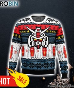 RX 78 Gundam Ugly Christmas Sweater 3D For Men and Women