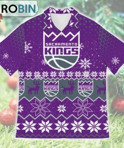 Sacramento Kings Ugly Christmas Design Short Sleeve Shirt