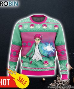 Saiki K The Disastrous Life of Saiki K Ugly Christmas Sweater 3D For Men and Women