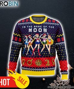 Sailor Moon In the Name of the Moon Ugly Christmas Sweater 3D For Men and Women