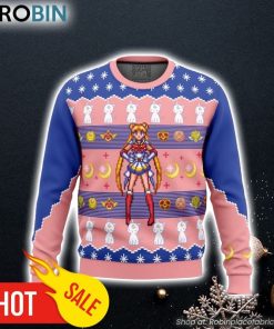 Sailor Moon Ugly Christmas Sweater 3D For Men and Women
