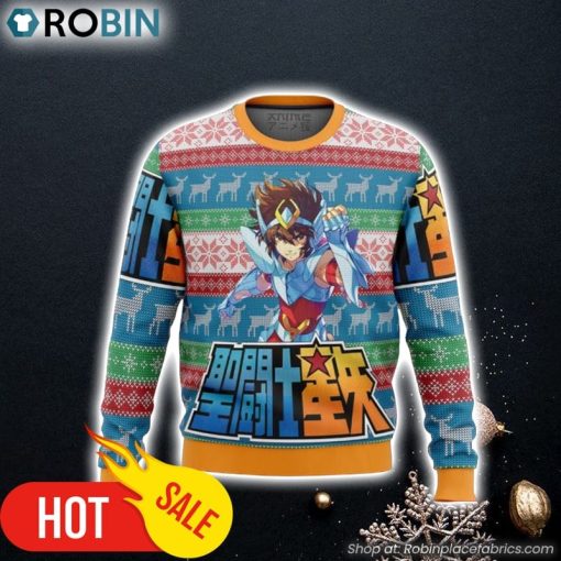 Saint Seiya Alt Ugly Christmas Sweater 3D For Men and Women