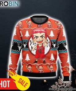 Sakuragi Hanamichi Slam Dunk Ugly Christmas Sweater 3D For Men and Women