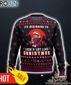 Samurai X Its Beginning To Look a Lot Like Christmas Ugly Christmas Sweater 3D For Men and Women