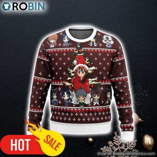 Samurai X Ugly Christmas Sweater 3D For Men and Women