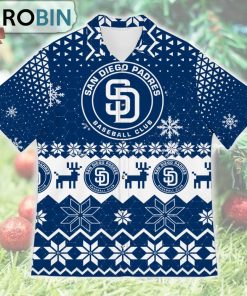 San Diego Padres Ugly Christmas Design Short Sleeve Shirt