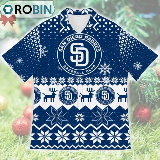 San Diego Padres Ugly Christmas Design Short Sleeve Shirt
