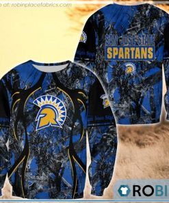 San Jose State Spartans Hunting Pattern All Over Print Sweatshirt