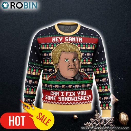 Sandwiches for Santa Bad Santa Ugly Christmas Sweater 3D For Men and Women