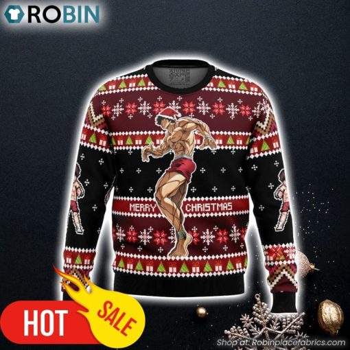 Santa Baki Ugly Christmas Sweater 3D For Men and Women