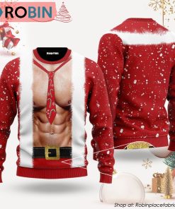 Santa Body Ugly Christmas Sweater