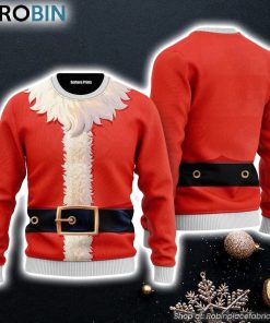 Santa Claus Costume Cosplay Pattern Ugly Christmas Sweater Gift For Christmas