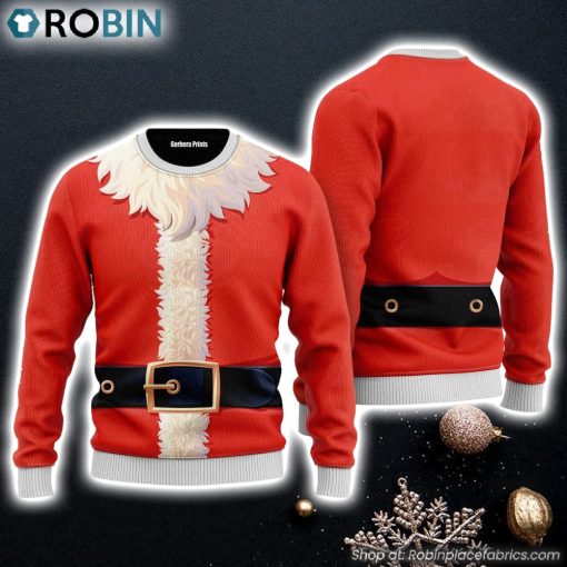 Santa Claus Costume Cosplay Pattern Ugly Christmas Sweater Gift For Christmas