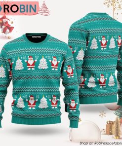 Santa Claus Joyful Holiday Ugly Christmas Sweater