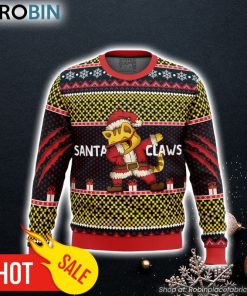 Santa Claws Ugly Christmas Sweater 3D For Men and Women