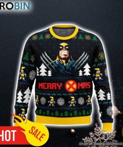 Santa Claws Wolverine Marvel Ugly Christmas Sweater 3D For Men and Women