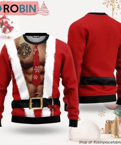 Santa Costume Ugly Christmas Sweater