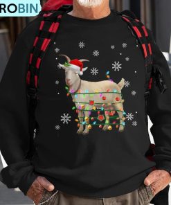 santa-goat-christmas-tree-light-pajama-x-mas-matching-ugly-christmas-sweatshirt-1