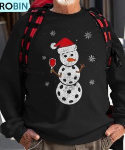 santa-hat-snowman-for-xmas-pickleball-christmas-ugly-christmas-sweatshirt-1