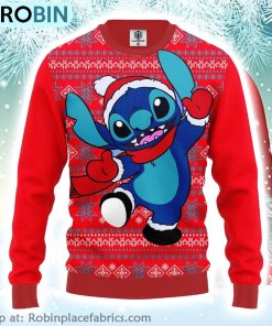 Santa Stitch Winter Lilo And Stitch Disney Ugly Christmas Sweater