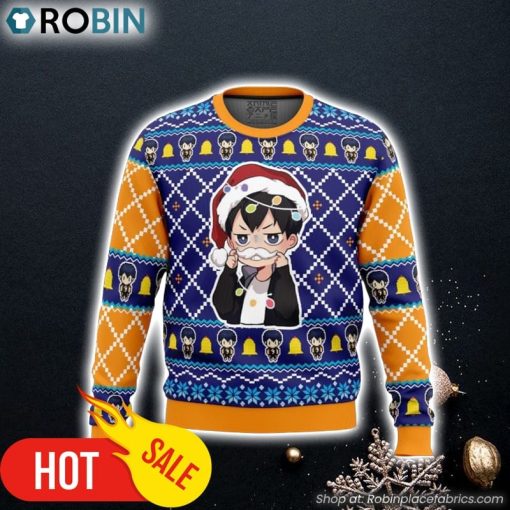 Santa Tobio Haikyuu Ugly Christmas Sweater 3D For Men and Women