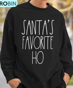 santas-favorite-ho-matching-christmas-for-couples-ugly-christmas-sweatshirt-3