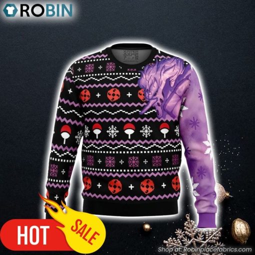 Sasuke Susanoo Naruto Ugly Christmas Sweater 3D For Men and Women