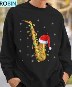 saxophone-music-lover-xmas-lights-santa-saxophone-christmas-ugly-christmas-sweatshirt-3