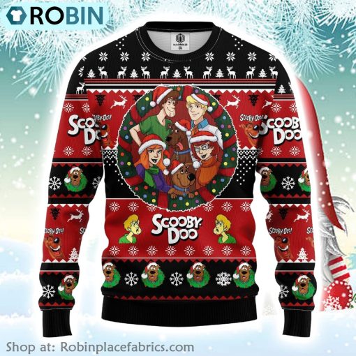 Scooby Doo Cartoon Merry Xmas Gift Ugly Christmas Sweater