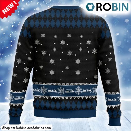 Seattle Seahawks Kissmyass Ugly Sweater