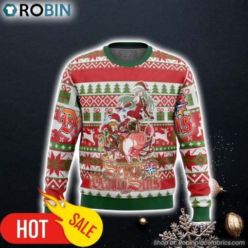 Seven Deadly Sins Alt Ugly Christmas Sweater 3D For Men and Women
