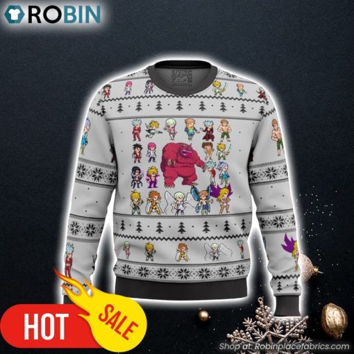 Seven Deadly Sins Sprites Ugly Christmas Sweater 3D For Men and Women