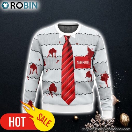 Shaun of the Dead Ugly Christmas Sweater 3D For Men and Women