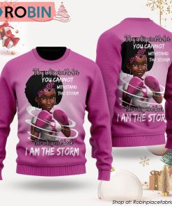She Whispered Back I Am The Storm Ugly Christmas Sweater