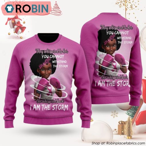 She Whispered Back I Am The Storm Ugly Christmas Sweater