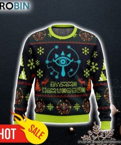 Sheikah Legend of Zelda Ugly Christmas Sweater 3D For Men and Women
