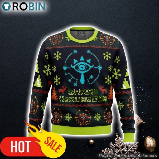 Sheikah Legend of Zelda Ugly Christmas Sweater 3D For Men and Women