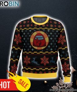 Shhhhhh Among Us Ugly Christmas Sweater 3D For Men and Women