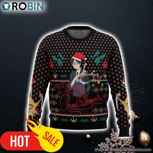 Shinichi Izumi Parasyte Ugly Christmas Sweater 3D For Men and Women